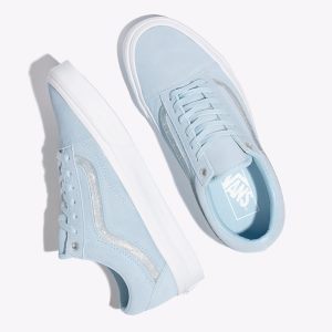 Vans Bayan Spor Ayakkabı Jelly Sidestripe Old Skool Mavi/Beyaz | 70298-274